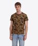 Kurzarm Rundhals T-Shirt floraler Print geradem Schnitt 