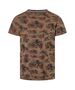 Kurzarm Rundhals T-Shirt floraler Print geradem Schnitt 