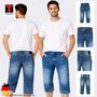 L�ssige Sommershorts Jeans 3/4 L�nge Eingrifftaschen