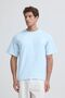 Bedrucktes Kurzarmshirt Rundhalsausschnitt Stilvoll