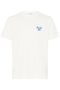 Kurzarm T-Shirt Rundhalsausschnitt Print Gerade Geschnitten