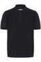 Stilvolles Kurzarm Strickpoloshirt Regular Fit Einfarbig