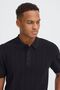 Stilvolles Kurzarm Strickpoloshirt Regular Fit Einfarbig