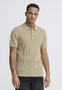 Stilvolles Kurzarm Strickpoloshirt Regular Fit Einfarbig
