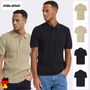 Stilvolles Kurzarm Strickpoloshirt Regular Fit Einfarbig