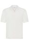 Bequemes Kurzarmshirt Knopfleiste Einfarbig V-Ausschnitt