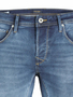 Jack & Jones Jeansshorts Verdeckter Zip-Fly Eingrifftaschen Unifarben