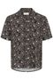 Kurzarmhemd Knopfleiste Florales Muster Regular Fit