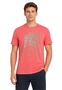 Kurzarm T-Shirt Rundhalsausschnitt Frontprint