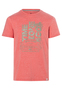 Kurzarm T-Shirt Rundhalsausschnitt Frontprint