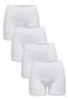 4er St�ck Pack Nahtlose Mini Shorts Elastischer Bund