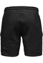 Sweat Bermuda Shorts mit elastischem Bund und Cargotaschen