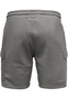 Sweat Bermuda Shorts mit elastischem Bund und Cargotaschen