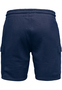 Sweat Bermuda Shorts mit elastischem Bund und Cargotaschen
