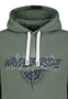 Kapuzenpullover Bergmotiv Eingrifftasche Rippb�ndchen
