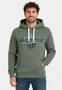 Kapuzenpullover Bergmotiv Eingrifftasche Rippb�ndchen