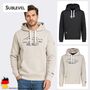 L�ssiger Langarm Kapuzenpullover Motivprint K�ngurutasche