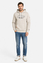 L�ssiger Langarm Kapuzenpullover Motivprint K�ngurutasche