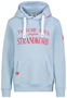 Sweat Hoodie Kapuze Spruchdruck Kordelzug Langarm