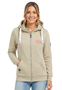 Kapuzenpullover Eingrifftaschen Stickerei Rei�verschluss 