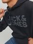 Jack & Jones Sweat Hoodie Bedruckt Kordelzug Rippb�ndchen Modisch