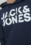 Jack & Jones Sweat Hoodie Bedruckt Kordelzug Rippb�ndchen Modisch