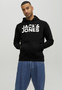 Jack & Jones Sweat Hoodie Bedruckt Kordelzug Rippb�ndchen Modisch