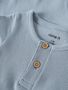 Body 3er-Set Henley Ausschnitt Druckknopf Kurzarm Bequem
