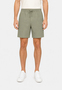 Einfarbige Shorts Eingrifftaschen Elastischer Bund