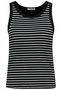 Gestreiftes �rmelloses Tanktop 2er-Set Rundhalsausschnitt