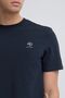 Kurzarm T-Shirt Stickerei Rundhalsausschnitt Regular Fit