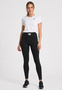 Figurbetonte Leggings Elastischer Bund Logodetail Basic