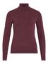 Rollkragenpullover Langarm Unifarben Klassisches Design