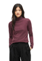 Rollkragenpullover Langarm Unifarben Klassisches Design