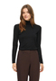 VILA Rollkragenpullover Langarm Unifarben Klassisches Design