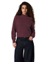 Klassischer Pullover Stehkragen Langarm Unifarben