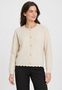 Modische Strickjacke Rundhals Knopfverschluss Langarm