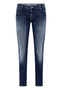 Timezone Modische Jeans Slim Fit Normale Bundh�he Used-Waschung
