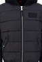 Pufferjacke Kapuze Rei�verschluss�rmeltasche Langarm 
