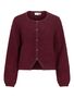 Elegante Strickjacke Rundhals Knopfverschluss Langarm