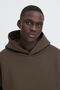 Unifarbener Kapuzenpullover K�ngurutasche Rippb�ndchen
