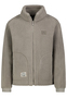 Teddyfleecejacke Rei�verschluss Eingrifftaschen Unifarben