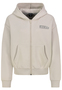 Kapuzensweatjacke Rei�verschluss Rippb�ndchen Unifarben