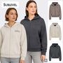 Kapuzensweatjacke Rei�verschluss Rippb�ndchen Unifarben