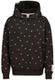Kapuzenpullover K�ngurutasche Bestickt Rippb�ndchen