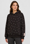 Kapuzenpullover K�ngurutasche Bestickt Rippb�ndchen