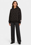 Kapuzenpullover K�ngurutasche Bestickt Rippb�ndchen