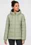 Hochwertige Steppjacke Kapuze Rei�verschlussdetails