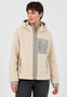 Teddyjacke Rei�verschlusstaschen Kapuze