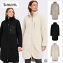 Stilvolle Winterjacke Stehkragen Rei�verschluss Langarm
